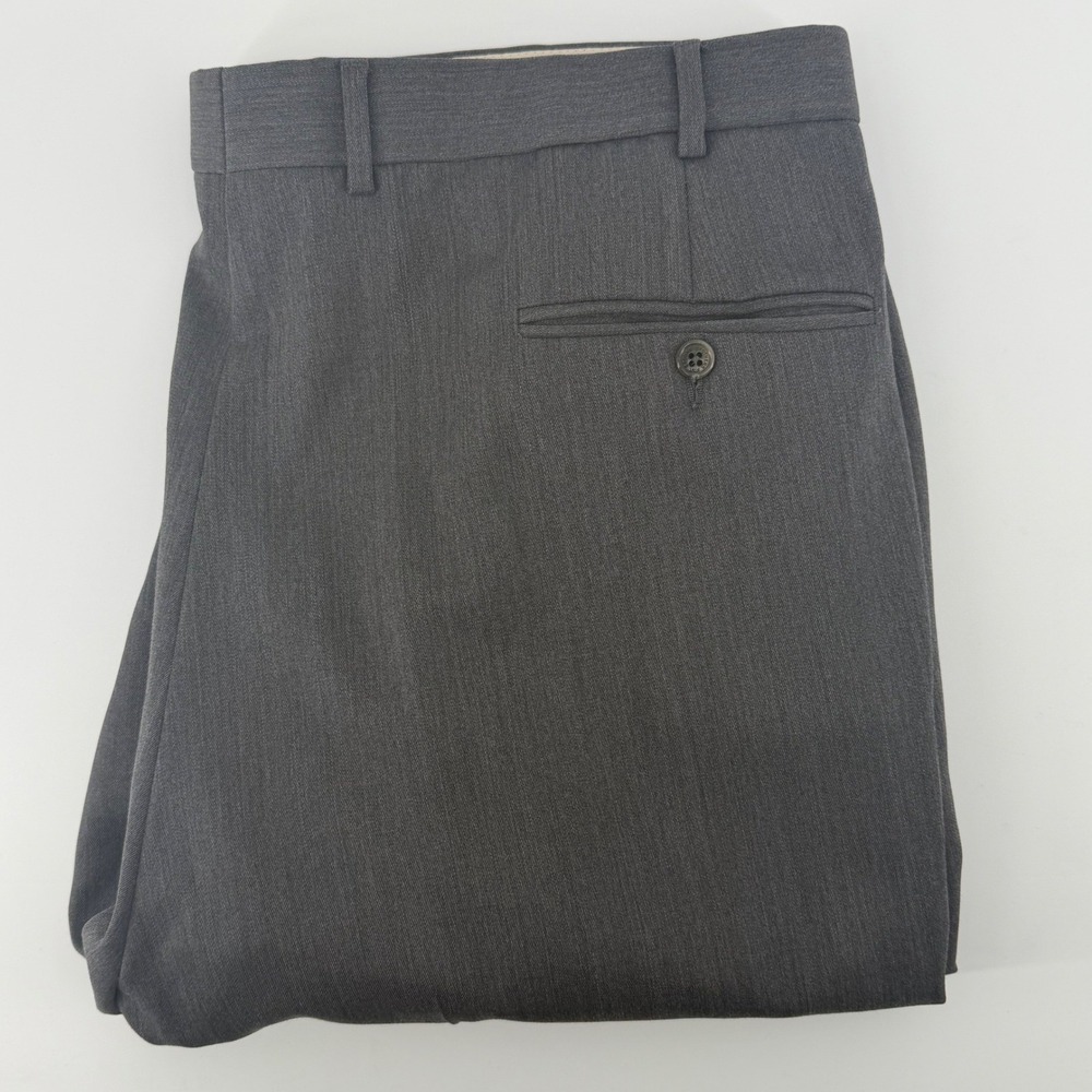 Brooks Brothers Men's Dark Charcoal Dress Pants